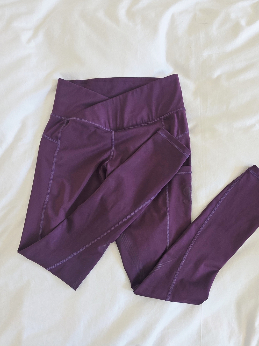 PS of Sweden Katja Riding Tights Leggings | Plum Purple | Size S | Equestrian - Picture 3 of 8